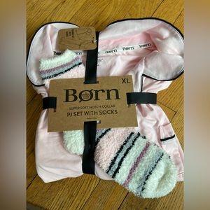 Pink Pajama Set with socks (NEW)